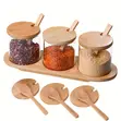 King Brand Spice Jars (Set of 6) - 3