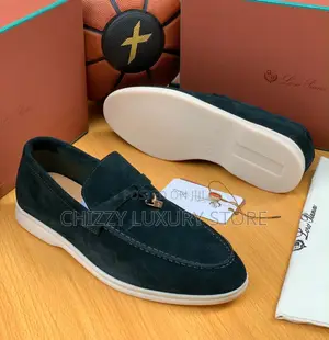 Loro Piana Luxury Men's Suede Loafers
