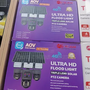 Ubox Kamara CCTV Mai Ruwan Ruwa Guda 3 da Hasken Wuta