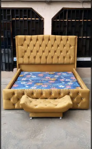 High Quality 6x6 Upholstery Bedframe with Footrest