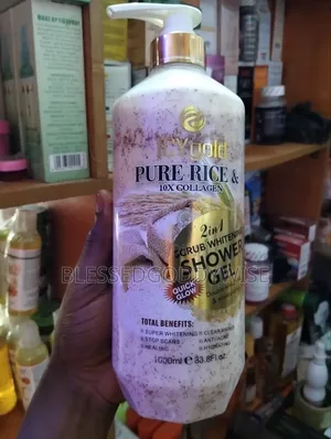 ICY Gold Pure Rice & 10x Collagen Whitening Shower Gel