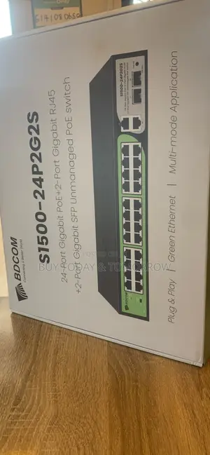 BDCOM 24-Port Gigabit PoE+ Switch