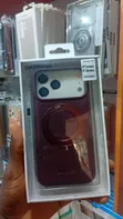 Burgundy Leather MagSafe Case with Ring Stand for iPhone 17/18 Pro Max - 2