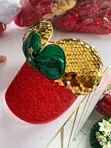 Christmas Face Cap - Red Gotha - 2