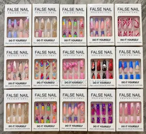 24-Piece Press-On False Nails - Zane Daban Daban