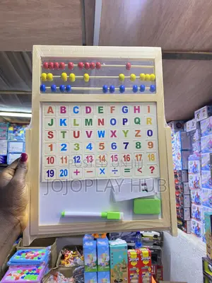 Wurin Koyarwa na Katako 5-in-1 na Abacus da Farar allo