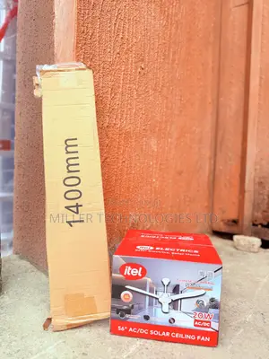 Itel Solar Ceiling Fan - 56" 20W