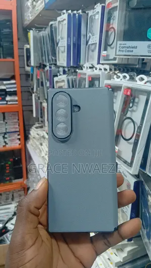 Samsung Galaxy Z Fold 8 Ultra Case - Textured Grey Leather