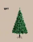 Bishiyar Kirsimeti Ta Pine Mai Launin Kore 12ft Tare Da Kayan Kawa - 1