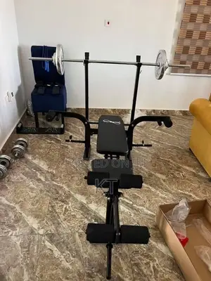 Ght Weight Bench and 50kg Dumbbell Set