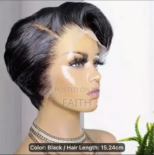 100% Human Hair Tiwa Wig - Pixie Cut - 1