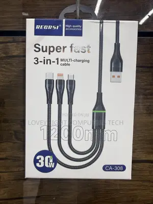 Recrsi Super Fast 3-in-1 Cable CA-38