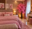 Artificial Cherry Blossom Plant - Pink & White - 3