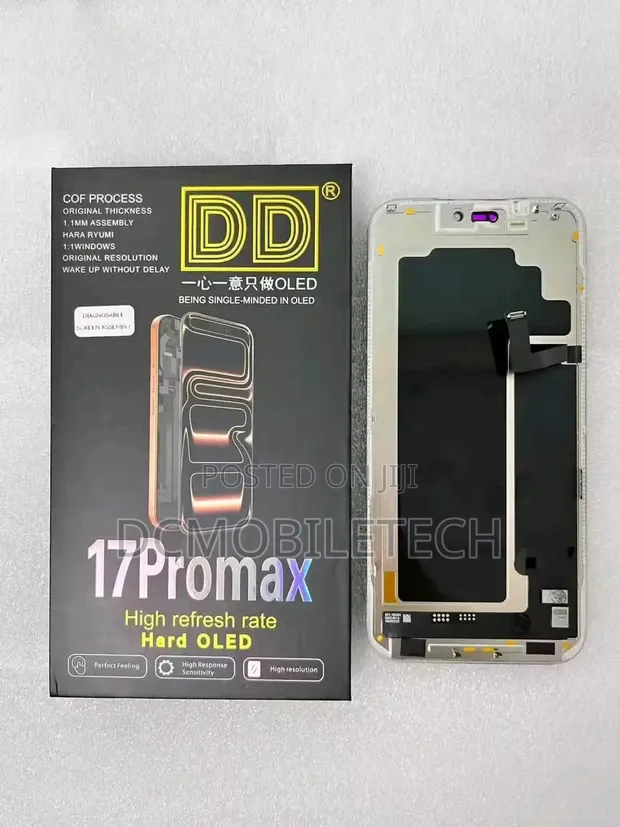 Fuskar Wayar Apple iPhone 17 Pro Max - Mafi Girman Girmamawa DD OLED - 1