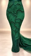 Beautiful Beaded Lace Fabric - 4