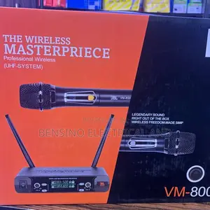 JBL VM8000 Dual-Channel Wireless UHF Microphone System