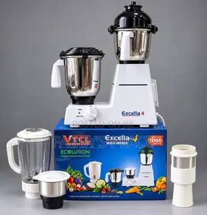 VTCL Excella 1000W Mai Ƙarfi Blender Tare da Jars 4