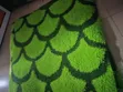 Artificial Grass Carpet - Lemon Green & Dark Green Design - 2