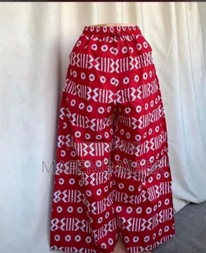 Jumbo Trousers - Ankara Fabric