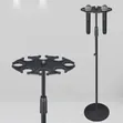 8-in-1 Multi-Microphone Holder Stand with Heavy-Duty Base - 2