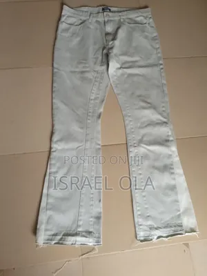 Men's Light Grey Flared Bootcut Jeans - Zara
