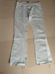 Zara Men's Light Grey Flared Bootcut Jeans - 1