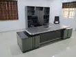 Executive L-Shaped Office Desk tare da Side Extensions - 1