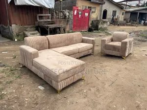 Neatly Manufactured L-Shape Sofas and Single Seater