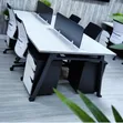 Deluxe Office Workstation Table - Sabon Samfuri - 1