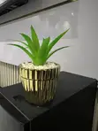 Artificial Flowers with Gold Base - 2