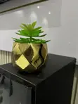 Artificial Flowers with Gold Base - 3