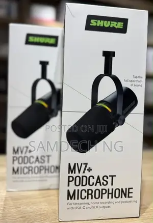 Shure MV7 USB/XLR Microphone (Brand New)