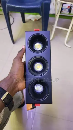 Wurin Haske na 3-in-1 Baƙar fata da aka Saka
