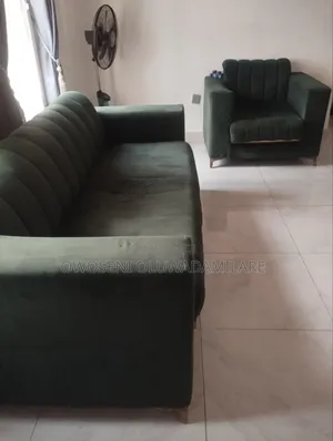 3 Seater & 1 Seater Sofa Set - Green