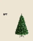 6ft Green Pine Christmas Tree with Accessories - 2