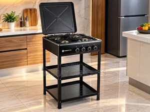 LG Fold 250 Standing Gas Cooker with Storage - Black