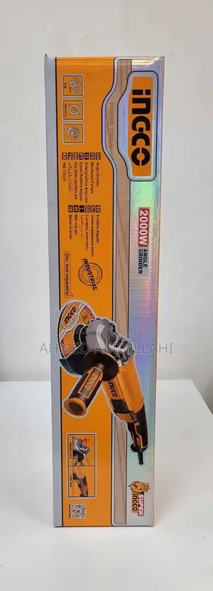 Ingco 2000W Angle Grinder 180mm (7") - Masana'antu