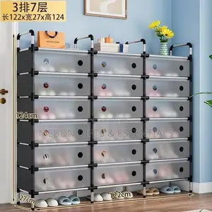 7-Layer 3-Roll Takalmi Rack Mai Rufi Mai Kare Dawa