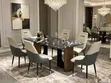 Luxury 6 Seater Dining Set - Sabon Abu - 3