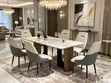 Luxury 6 Seater Dining Set - Sabon Abu - 4