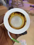 Pop Spot Light - Gold and White LED Recessed - 2