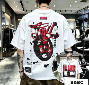 Babban Ingancin T-Shirt Na Maza - Fari