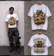 Babban Ingancin T-Shirt Na Maza - Fari - 3