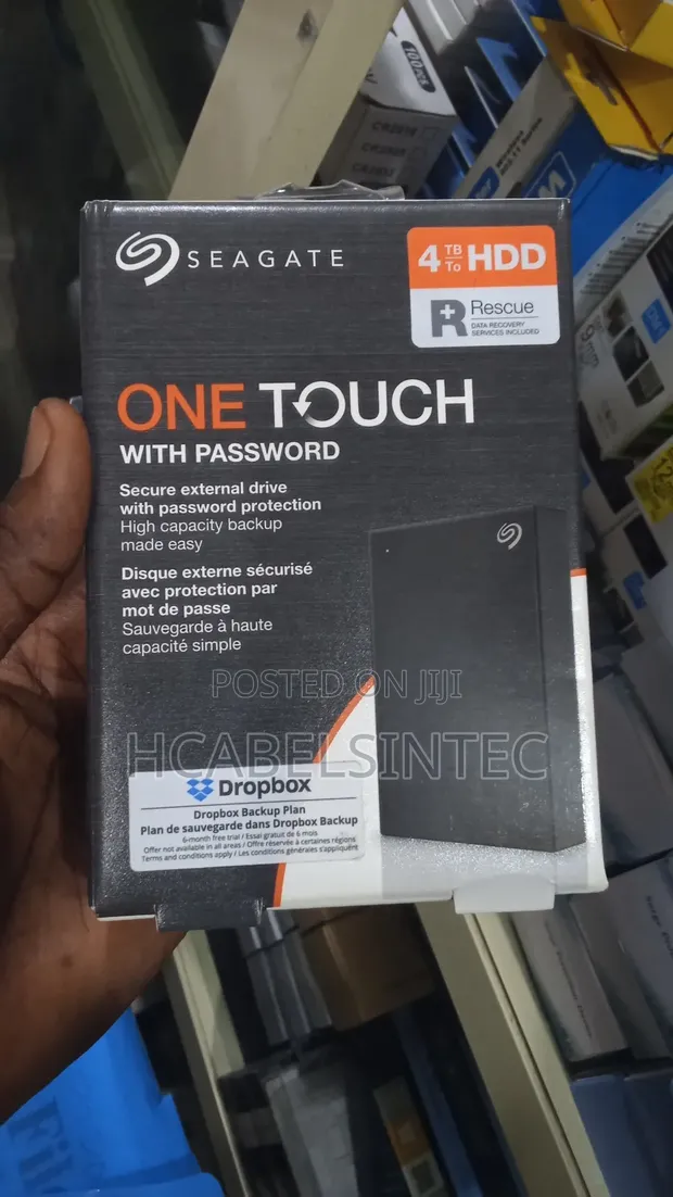 Seagate One Touch 4TB External HDD - 1