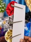 Rose Hair Clips - Satin, Hannu Ya Yi - 2
