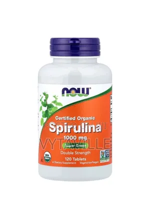 NOW Spirulina 1,000mg Tablets (120 Count)