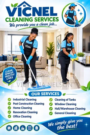 Vicnel Cleaning Services: Tsabtace Gidaje da Kasuwanci a Port Harcourt