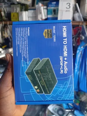 HDMI to HDMI + Audio Extractor Converter (SPDIF+L/R)