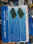 HDMI zuwa HDMI + Audio Mai Rabin Saki (SPDIF+L/R) - 2