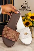 Coach Slippers - Brown - 1